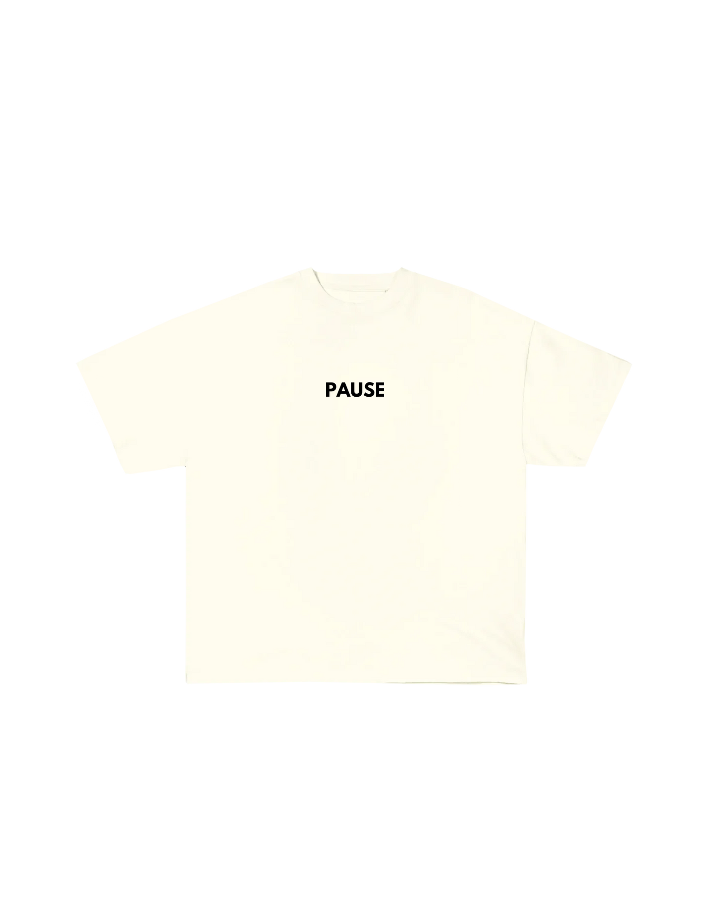 KNOW HOMO - "PAUSE" SHORT SLEEVE, CREAM